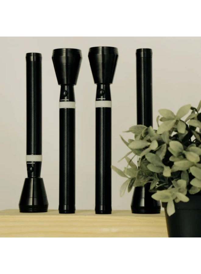 Olsenmark 4-in-1 Rechargeable LED Flashlight, 242mm - Multi-Function Torch with 1.2V 1200mAh Battery, Ideal for Camping, Hiking, and Power Outages - OMFL2618 - Image 2