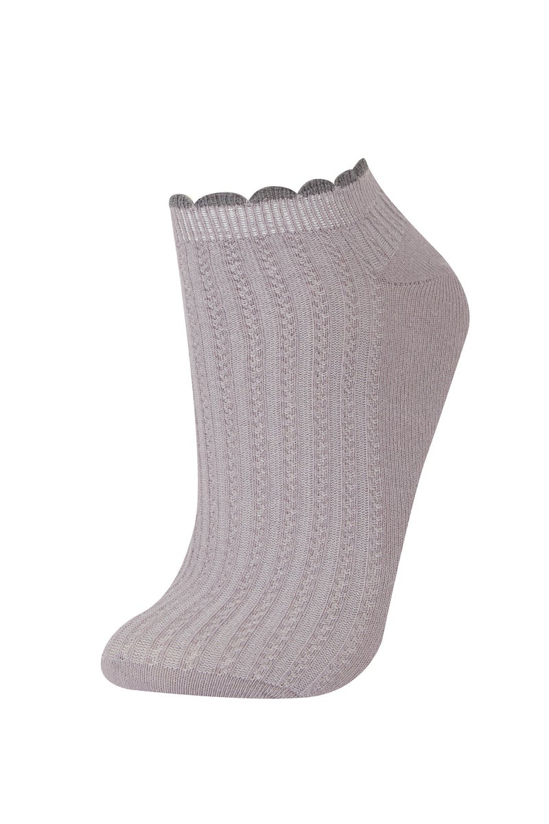 DeFacto Multicolour Woman Woman 5 Piece Short Socks Casual - Image 3