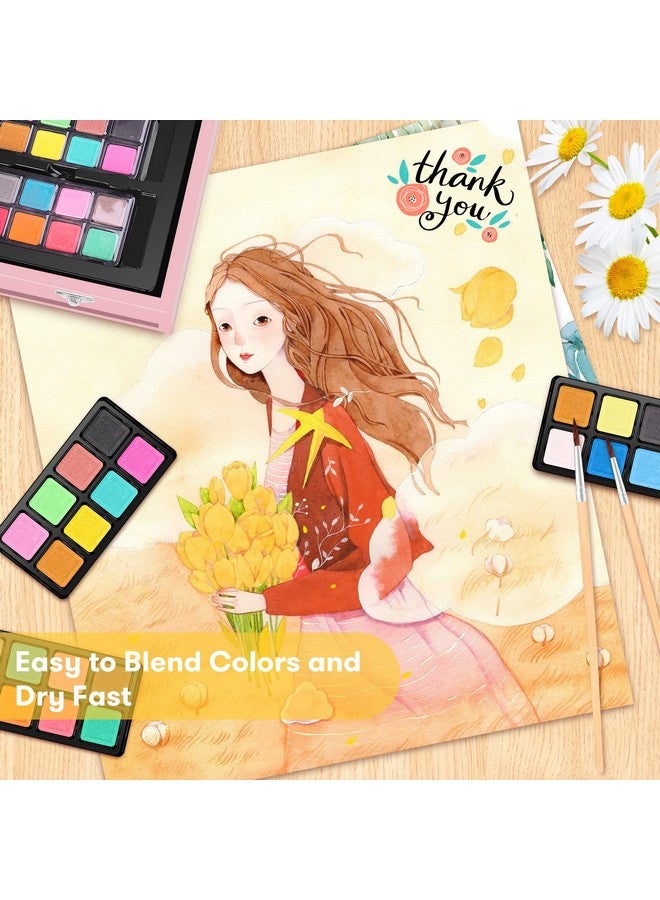 آي بايام هدايا عيد الميلاد من iBayam للأطفال والبالغين والفنانين والمراهقين والفتيات والأولاد، أشياء عصرية، لوازم فنية، مجموعة رسم فنية فاخرة مكونة من 150 قطعة مع لوحتي رسم، وكتاب تلوين، ومستلزمات يومية مكتبية - Image 5