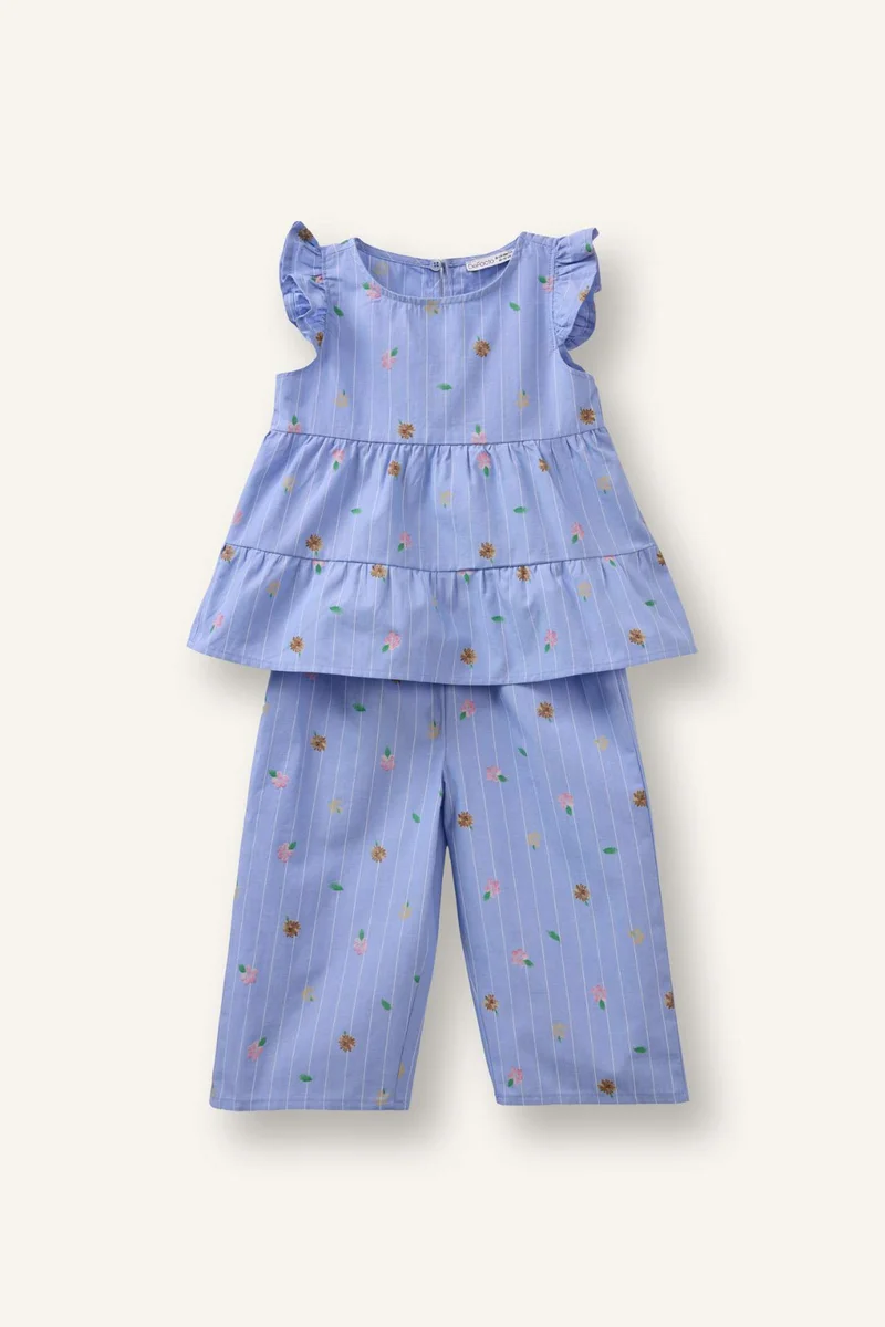 ديفاكتو Baby Girl Crinkle 2 Piece Set