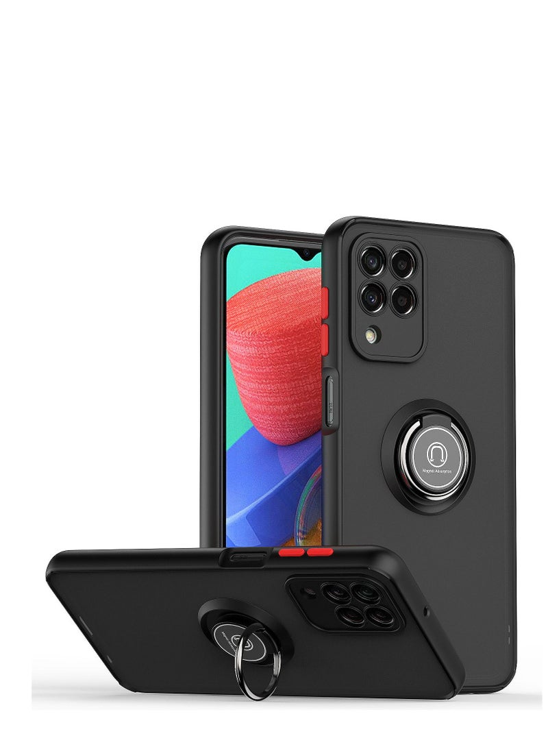 GULFLINK Back Cover Phone Protection Case For Samsung M33 Black+red  - Image 1
