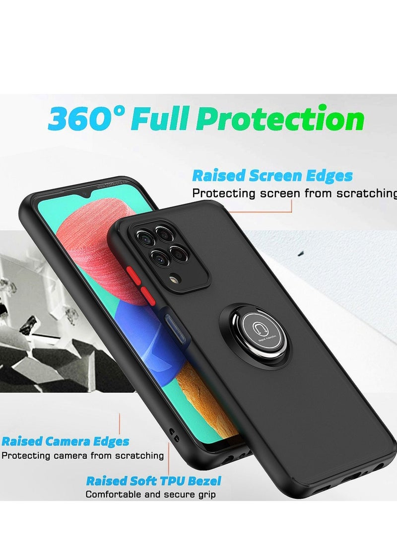 GULFLINK Back Cover Phone Protection Case For Samsung M33 Black+red  - Image 4