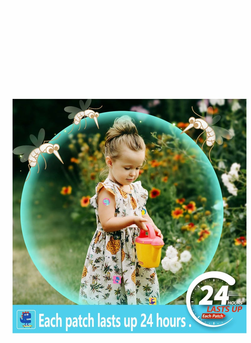 Zikra Mosquito Repellent Bracelet, Stickers, Natural Pure Essential Oil Insect Repellent Patches (12 Pcs Bands + 120 Pcs Stickers) - Image 3