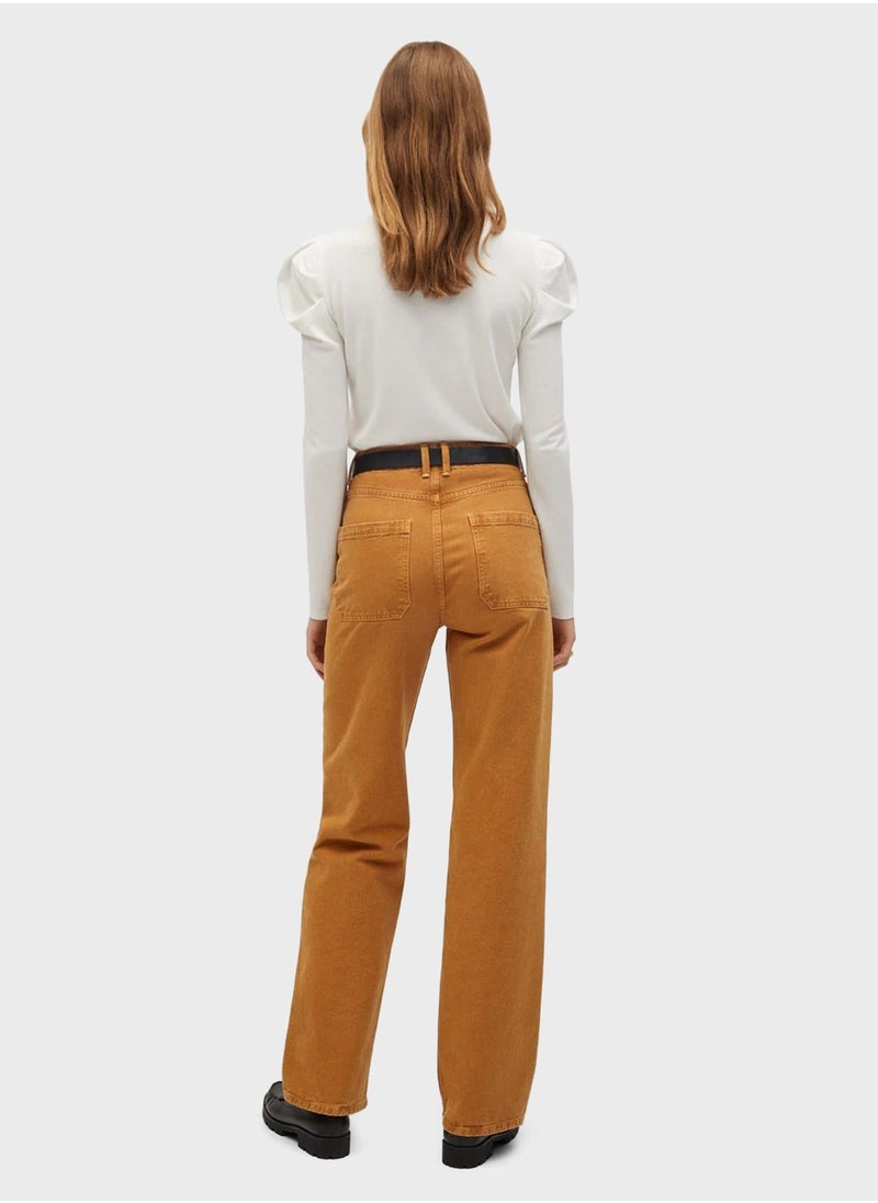 MANGO - Puff Sleeve T-Shirt - Image 1