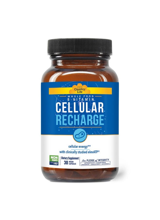 Country Life Cellular Recharge ? Whole Food B Vitamin ? Whole Body Cellular Support ? Cellular Energy & Mitochondrial Production Support  - Image 1