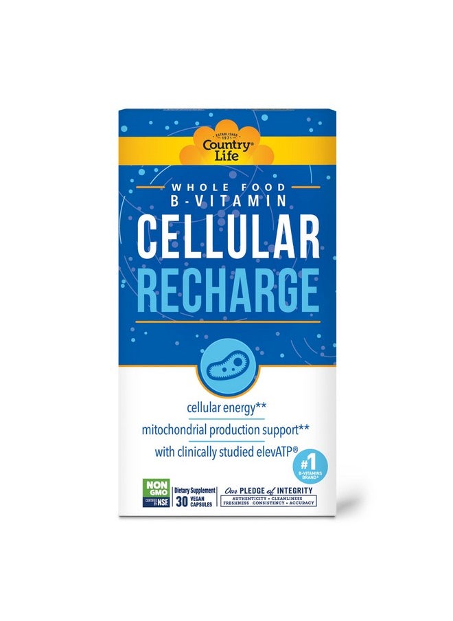 Country Life Cellular Recharge ? Whole Food B Vitamin ? Whole Body Cellular Support ? Cellular Energy & Mitochondrial Production Support  - Image 5