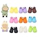 18INDC 9 Pairs 17cm Doll Shoes Plastic Mini Shoes for 17cm Dolls Mini Finger Shoes Clothing Accessory for 69 Inch Dolls - Image 2