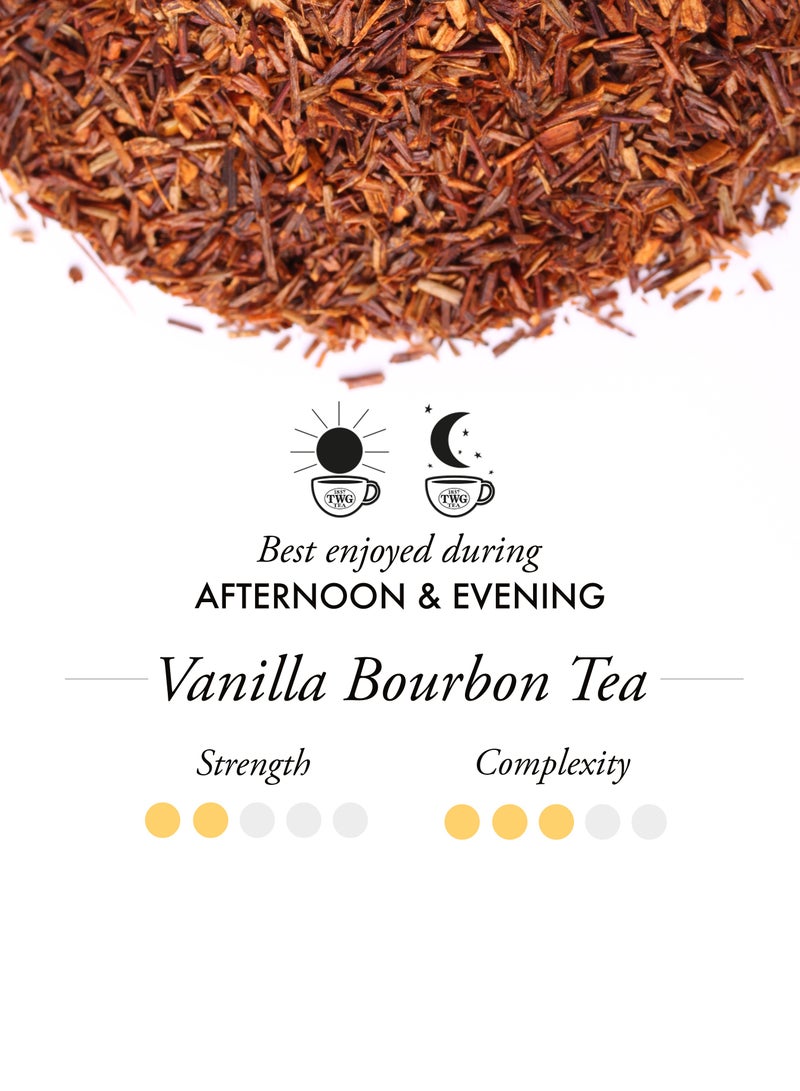 TWG Tea Vanilla Bourbon Tea | Rooibos Tea | Vanilla | 15 Hand Sewn Cotton Teabags | Gift Set - Image 2