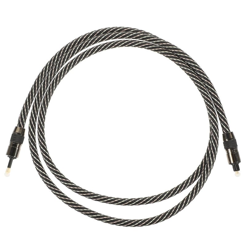 Optical Audio Cable 1.5m Square Round Fiber Optical Cable for Tv and Sound Bar Connection Home Theater - Image 1