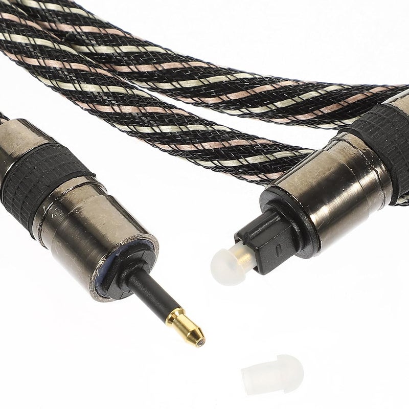 Optical Audio Cable 1.5m Square Round Fiber Optical Cable for Tv and Sound Bar Connection Home Theater - Image 4
