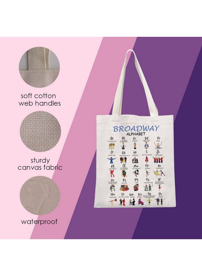 MNIGIU Broadway Musical Tote Bag Broadway Lover Gift Broadway Merchandise Musical Lover Gift (Shopping bag) - Image 3