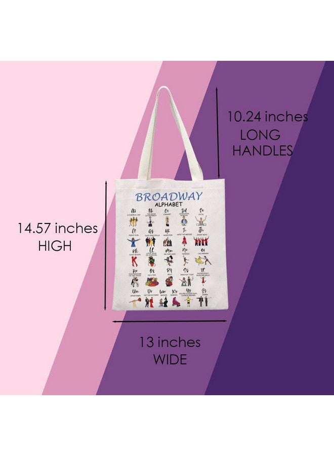 MNIGIU Broadway Musical Tote Bag Broadway Lover Gift Broadway Merchandise Musical Lover Gift (Shopping bag) - Image 4