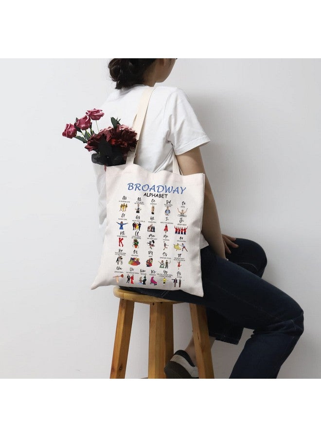 MNIGIU Broadway Musical Tote Bag Broadway Lover Gift Broadway Merchandise Musical Lover Gift (Shopping bag) - Image 5