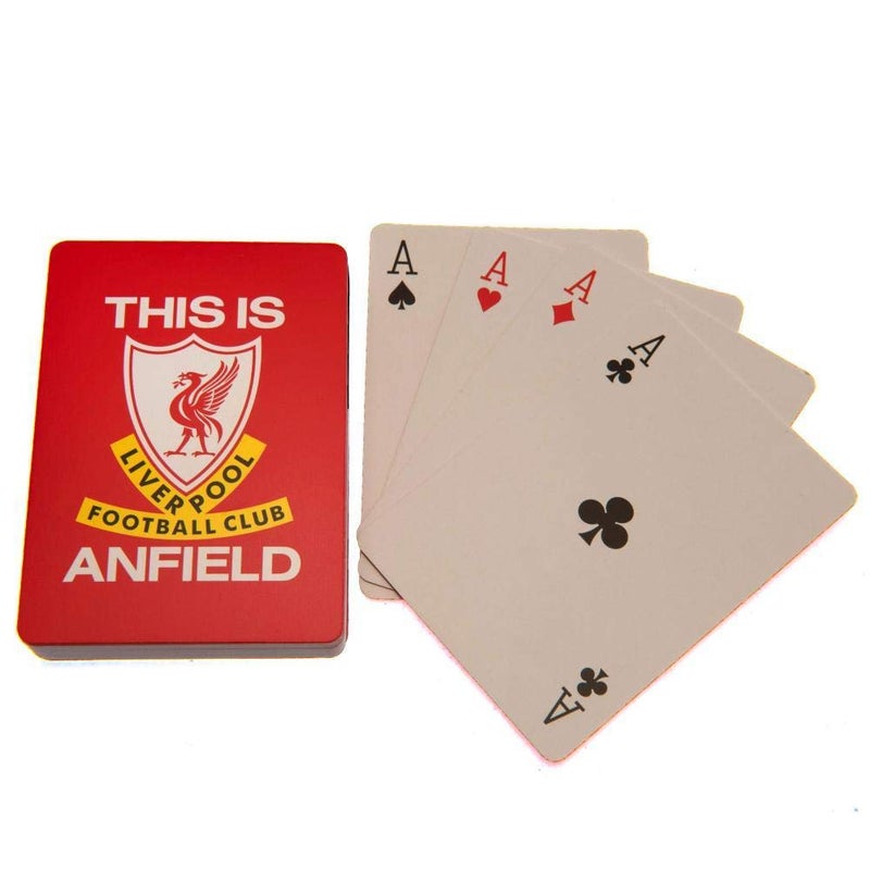 Liverpool FC This Is Anfield Playing Cards One Size Red - Image 2