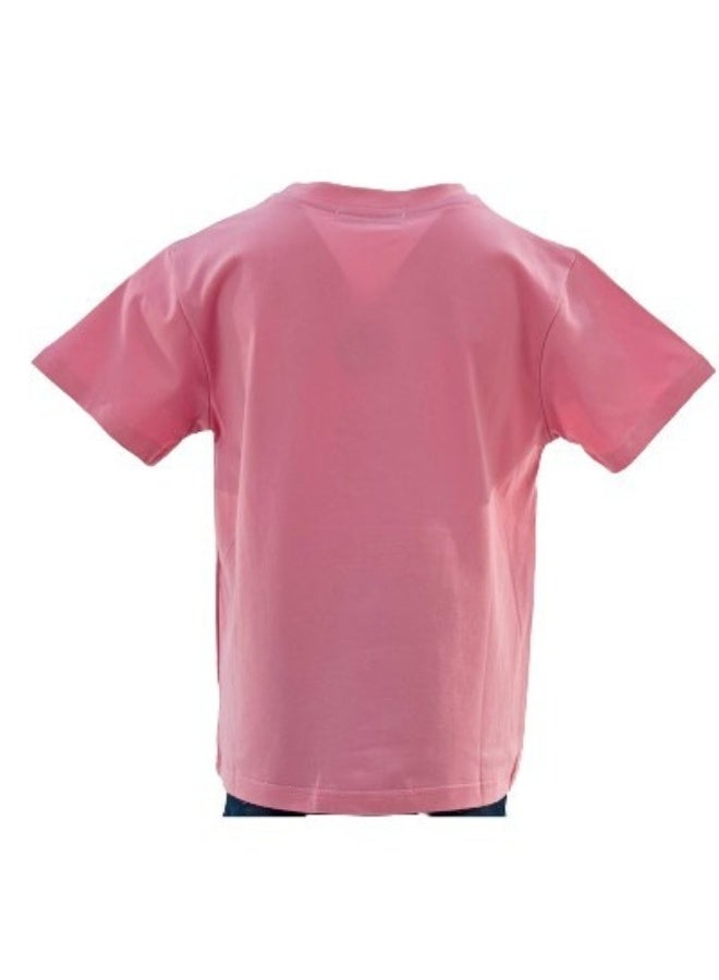 JOANNA JOANNA 23KY314B Boy's Find Your Own Magic Follow Your Dreams Quotes Round Neck Short Sleeve T-Shirt - Pink  - Image 3