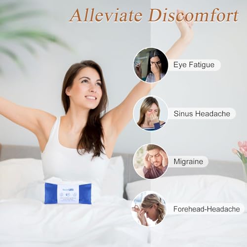 SuzziPad Lavender Eye Pillows for Relaxation with Aromatherapy, Weighted Eye Mask for Sleeping, Meditation, Hot & Cold Eye Compress for Dry Eyes, Relaxation Options for Women, Yoga Eye Pillow, 4 Pack - Image 5