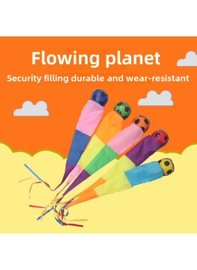 Generic - Flow Planet Throwing Soft Ball Children Throwing Sponge Extra Large Fun Sports Game Props Kindergarten Sandbag With Rope-Color:Foam Sponge Flow Planet 1 Random Color - Image 1