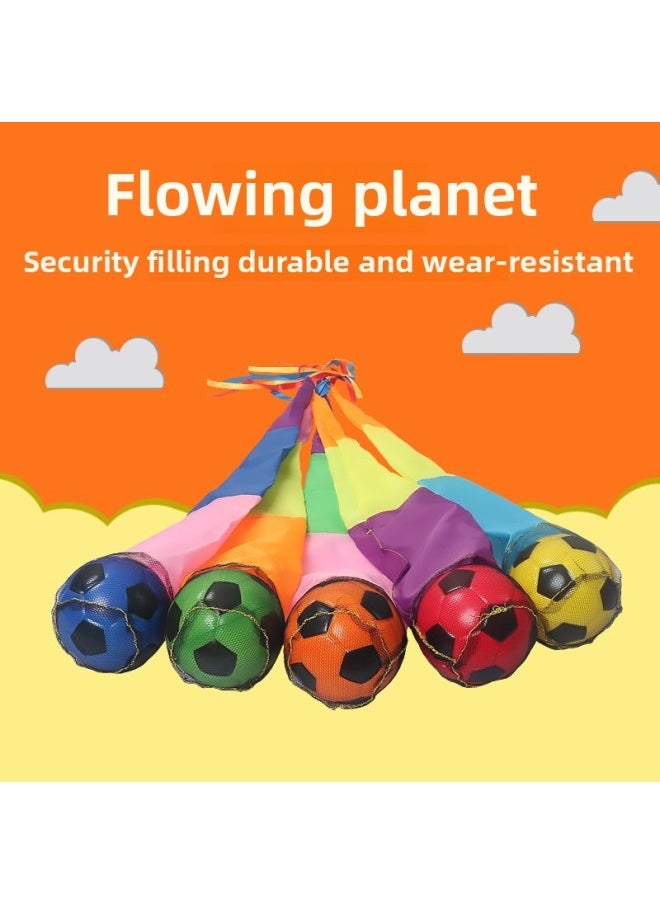 Generic - Flow Planet Throwing Soft Ball Children Throwing Sponge Extra Large Fun Sports Game Props Kindergarten Sandbag With Rope-Color:Foam Sponge Flow Planet 1 Random Color - Image 1