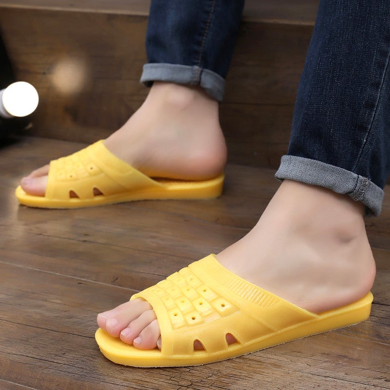 Men's Plastic Flip Flops, Comfortable Non-slip Soft Sole - Image 4