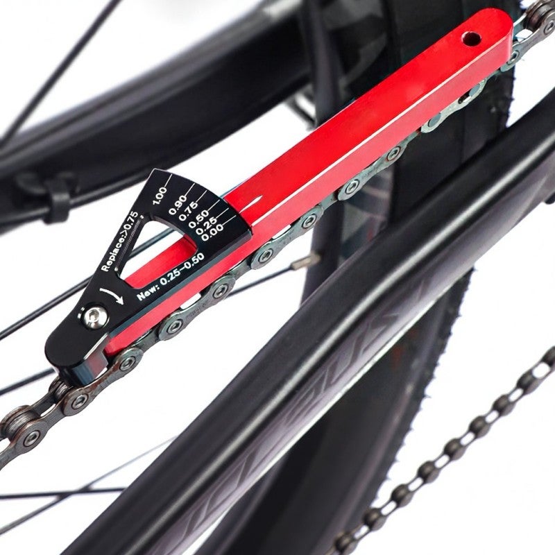 LeBycle Bicycle Chain Checker Gauge MTB Bike Chain Wear Indicator Tool Chain Stretch Detection Caliper for MTB Mountain Road Bike - Image 2