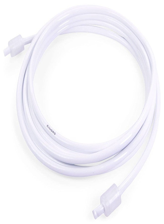 EliteSRS Elite Jumps, PVC Jump Rope Cord, 10' Rope with Snap-Lock Cord Ends, 6mm Thick, White - Image 2