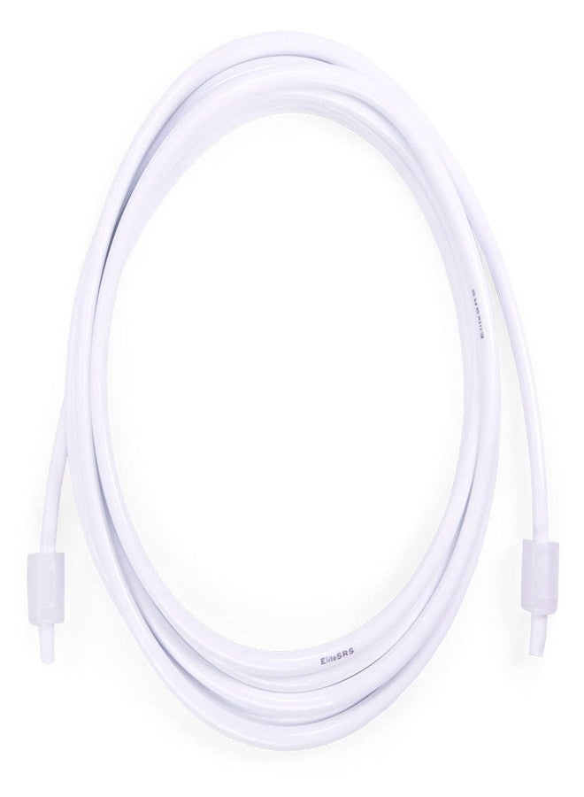EliteSRS Elite Jumps, PVC Jump Rope Cord, 10' Rope with Snap-Lock Cord Ends, 6mm Thick, White - Image 1
