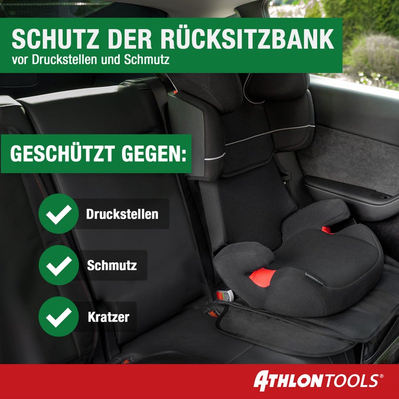ATHLON TOOLS Child Seat Pad - Side Protection, Optimal Fit - Isofix Compatible - Thickly Padded - for Child & Infant Carriers, Booster Seats - Designed in Germany - Image 2