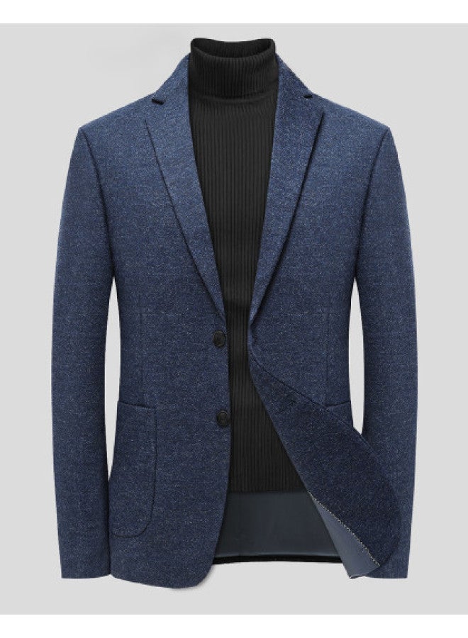 Tucano structured Windproof Wool Blend Coat For Business Casual Commuting - Suit Jacket Cardigan - Image 1
