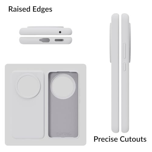 SPRIG Compatible with Vivo T4 Premium SilkTone Back Cover Drop Tested Shock Proof Mobile Case for Men, Women, Boys and Girls with Camera Protection (White) - Image 3