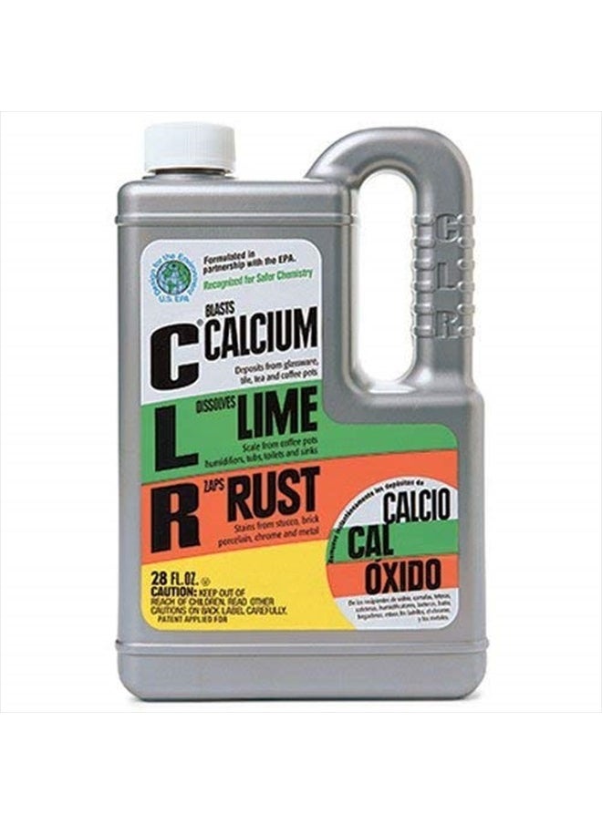 CLR Calcium, Lime & Rust Remover, Blasts Calcium, Dissolves Lime, Zaps Rust Stains, 28 Ounce Bottle (Packaging May Vary)  - Image 4