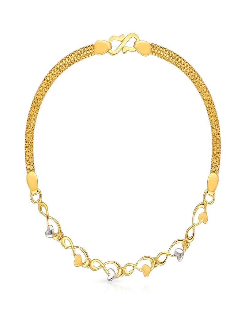 Malabar Gold and Diamonds 22 KT 916 Purity Gold Bracelet BRDZL40118T75  - Image 1