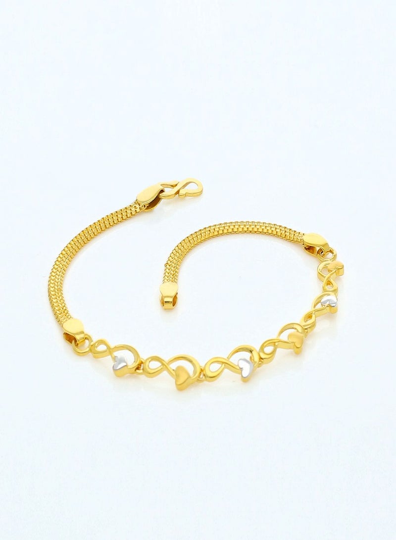 Malabar Gold and Diamonds 22 KT 916 Purity Gold Bracelet BRDZL40118T75  - Image 3