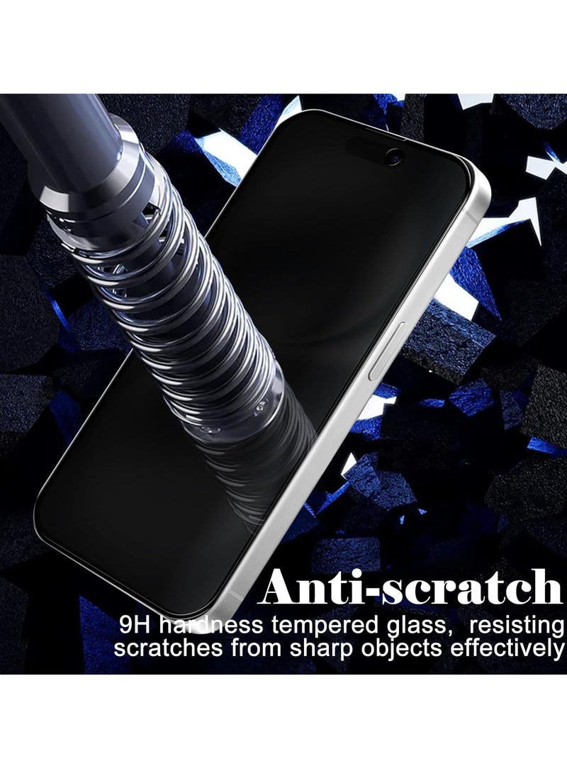 ELTRAZONE 2-Pack Privacy Screen Protector for iPhone 16 / iPhone 15 / iPhone 15 Pro 6.1" – Tempered Glass [Anti-Spy] [9H Hardness] [Anti-Scratch] [Bubble-Free Installation] - Image 5