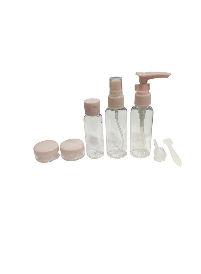 Travel Bottle Set Bpa Free Portable Toiletry Container Set Refillable Cosmetic Container Set with Leak Proof Travel Bottles for Lotion, Shampoo Cream - Image 2
