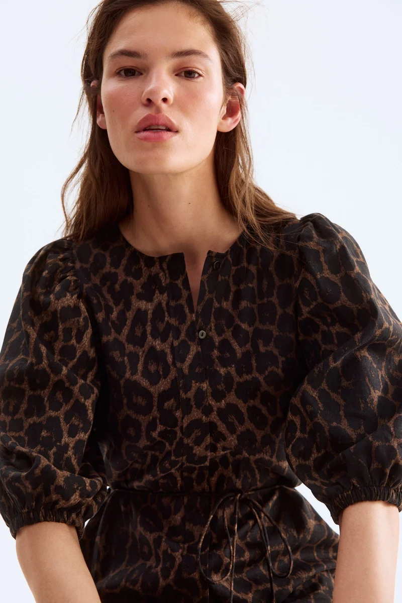 H&M Linen-blend dress