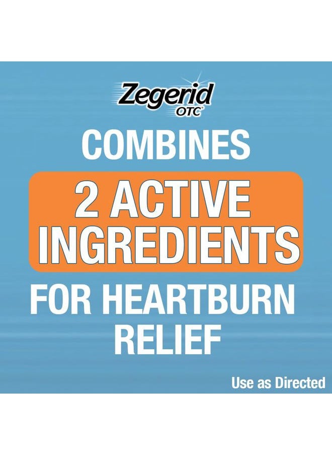 Zegerid OTC 24-Hour Heartburn Relief, The Only Proton Pump Inhibitor with Omeprazole 20mg + Sodium Bicarbonate, Treats Frequent Heartburn, 14ct Capsules  - Image 2