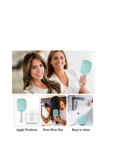 ORiTi ORiTi Hair Brush Comb For Hair Detangling Hair Brush Women Hair Styling Brush Hairbrush For Fine Hair Massage Comb Straw Hair Brush Vented Hair Brush  - Image 2