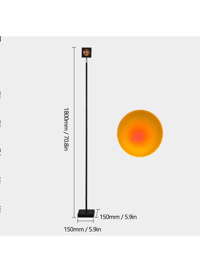 Loquat LED Sunset Projector Night Light Yellow/Black - Image 2