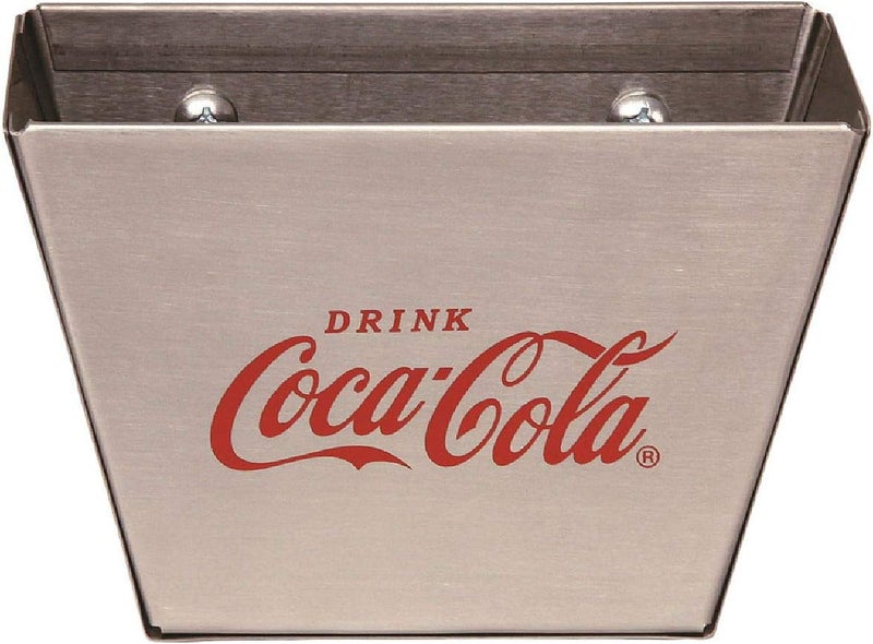 Tablecraft Coca-Cola Wall Mount Bottle Opener and Cap Catcher Set - Image 2