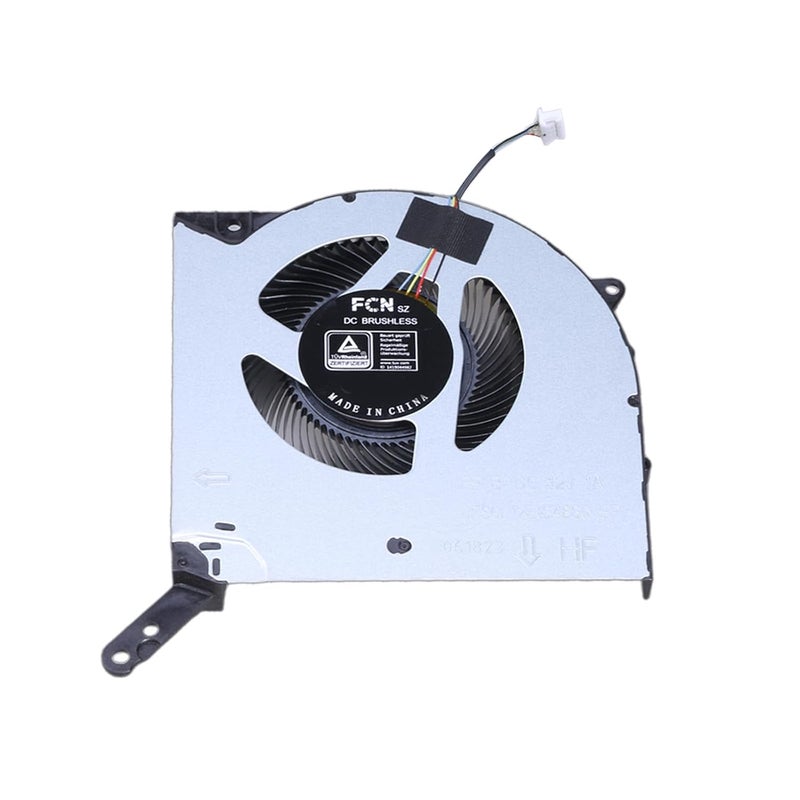 Black CPU GPU Radiator Cooling Fan Replacement DC12V 4Pin 4 Wires for Laptops - Image 1