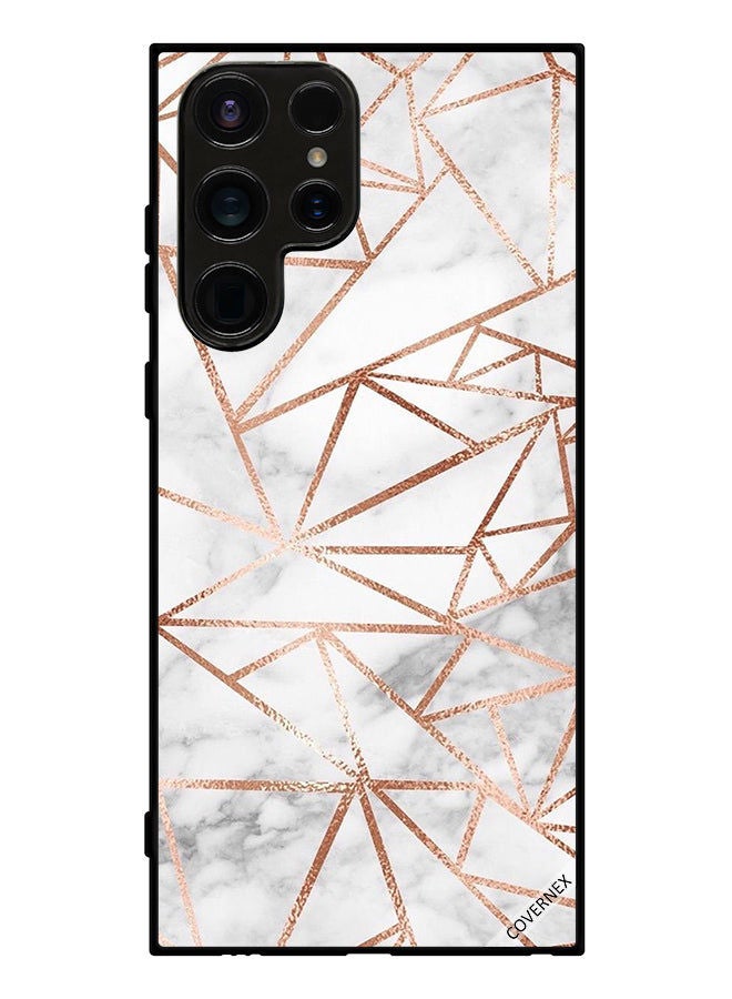 Covernex Protective Case Cover For Samsung Galaxy S23 Ultra Marble Pattern Wallpaper - Image 1