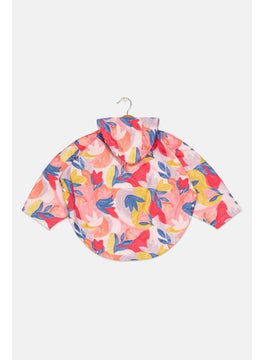 carter's Kids Girl Allover Print Rain Coat, Pink Combo  - Image 2