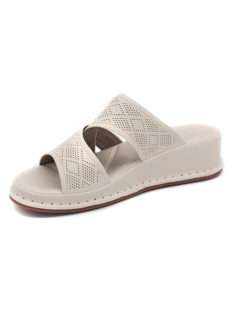 Mon Ami - Monami Flat Slides for Women | Premium Quality Stylish Sandals, Soft Bottom, Fashion Women Shoes for Girls & Ladies | Lightweight walking Slides - Image 1