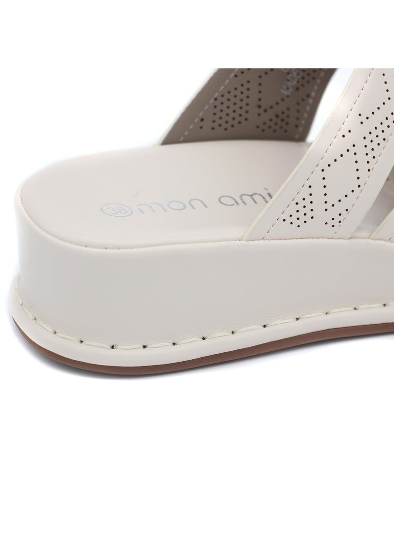 Mon Ami - Monami Flat Slides for Women | Premium Quality Stylish Sandals, Soft Bottom, Fashion Women Shoes for Girls & Ladies | Lightweight walking Slides - Image 1