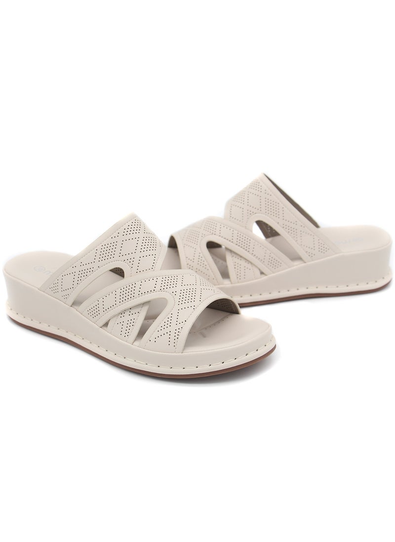 Mon Ami - Monami Flat Slides for Women | Premium Quality Stylish Sandals, Soft Bottom, Fashion Women Shoes for Girls & Ladies | Lightweight walking Slides - Image 1