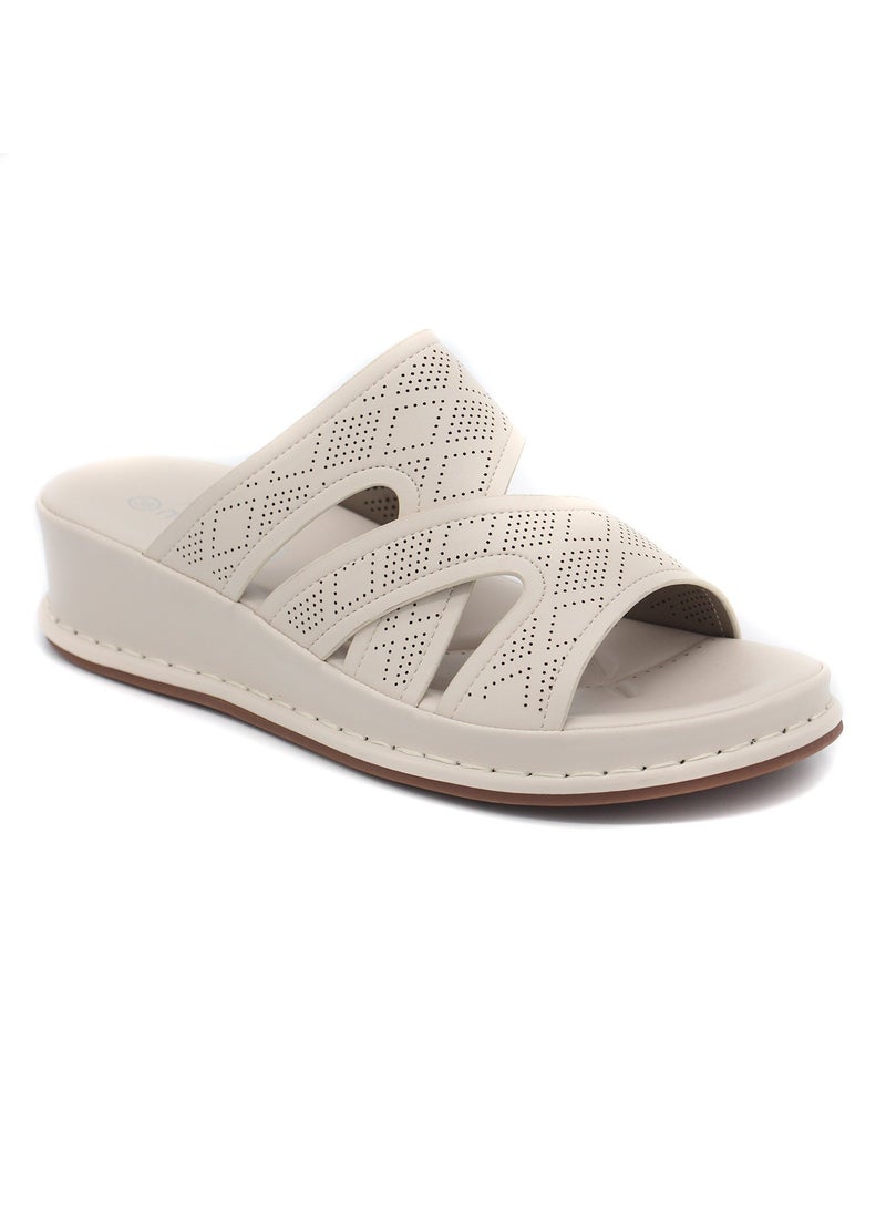 Mon Ami - Monami Flat Slides for Women | Premium Quality Stylish Sandals, Soft Bottom, Fashion Women Shoes for Girls & Ladies | Lightweight walking Slides - Image 1
