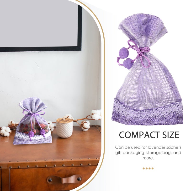5pcs Lavender Sachets Bags Empty Lavender Sachet Bags DIY Empty Scent Bags - Image 4