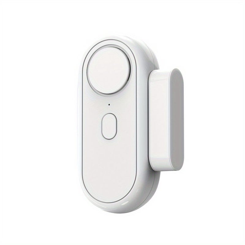 White 1pc Advanced Door And Window Security Alarm System 120Db Loud Volume 5 Operating Modes Doorbell And Reminder Functions Suitable For Office Home And Apartment Use - Image 1