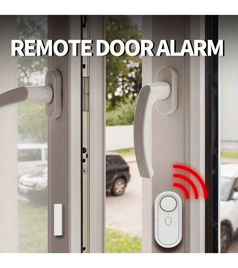 White 1pc Advanced Door And Window Security Alarm System 120Db Loud Volume 5 Operating Modes Doorbell And Reminder Functions Suitable For Office Home And Apartment Use - Image 5