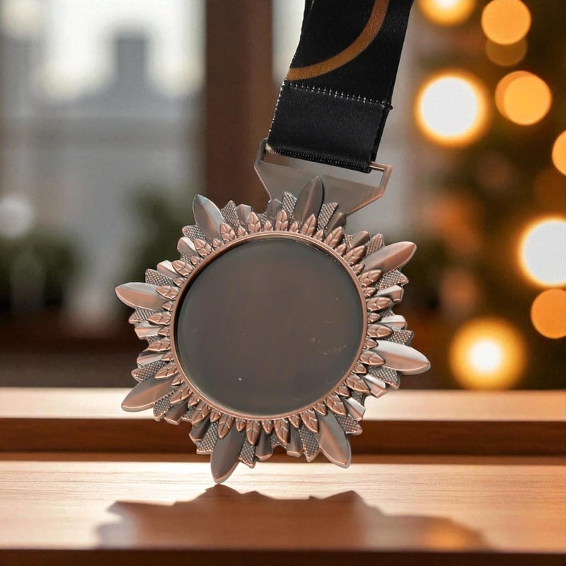 ArtRight Designer Medal for Sport & Events - Set of 3, Professional Gold, Silver, Bronze Medals with Color Tag & Ribbon, 1st, 2nd, 3rd Winner Medals (6.5cm Diameter, 60gm) - Image 5